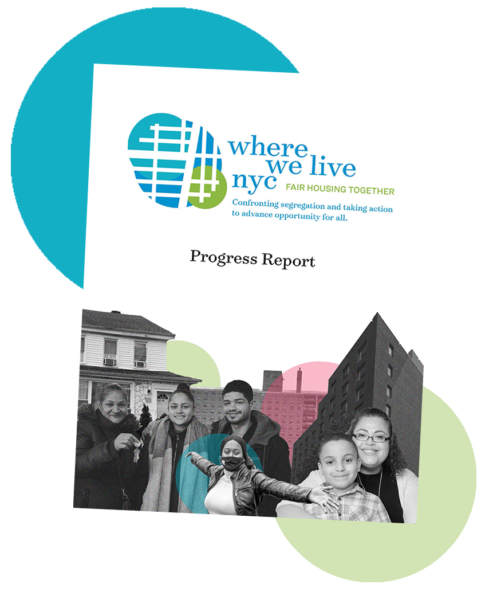 Cover of the Where We Live NYC Progress Report