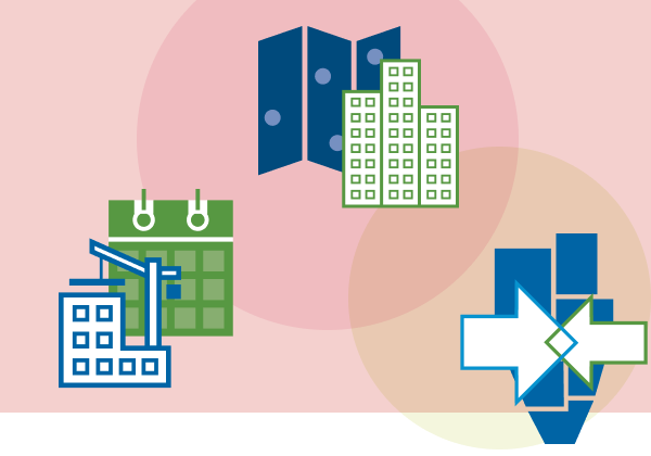 Current Work: Housing Growth Strategies icons